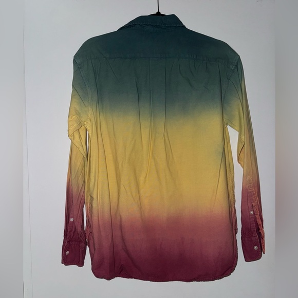 POLO Ralph Lauren Ombré Relaxed Fit Cotton Shirt - Picture 7 of 7